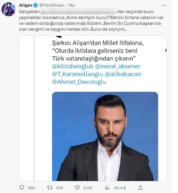 alisan millet ittifaki ile ilgili iddialara sert cikti